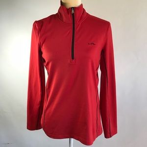 Lauren 🚀 Ralph Lauren 1/4 red zip athletic wear